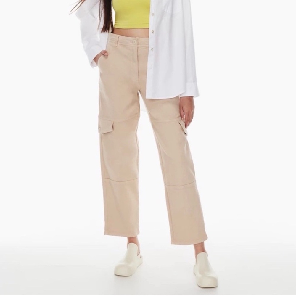 Wilfred Free Light Tan Cargo Pant Trousers Great Condition - Size 0